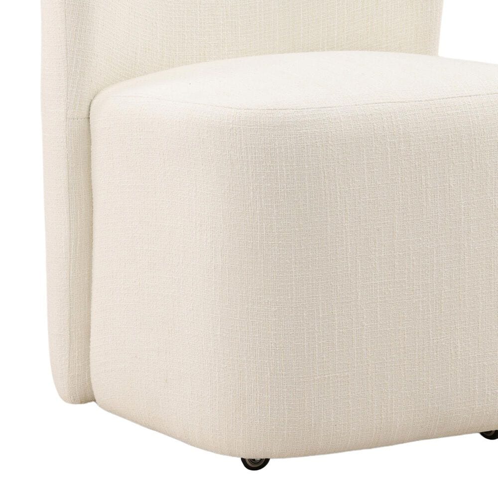 Blue Sun Designs Saoirse Dining Side Chair with Cream Upholstery, , large