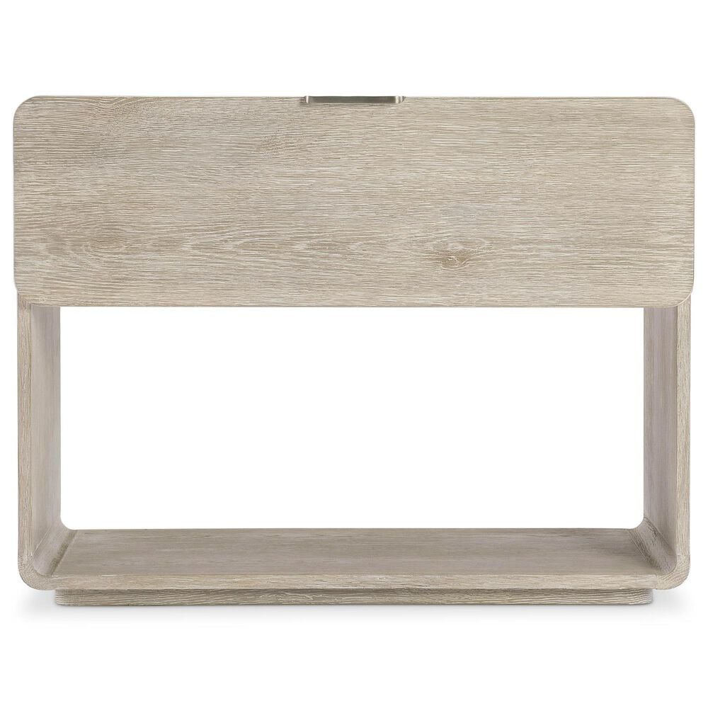 Bernhardt Antibes 1-Drawer Nightstand in Roz with USB Ports and AC Outlets, , large