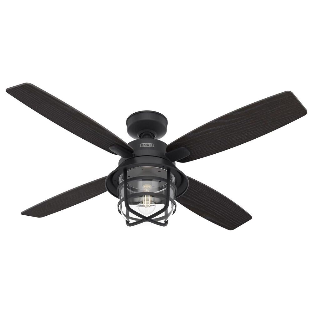 Hunter Port Royale 52&quot; Ceiling Fan with Light in Natural Iron, , large