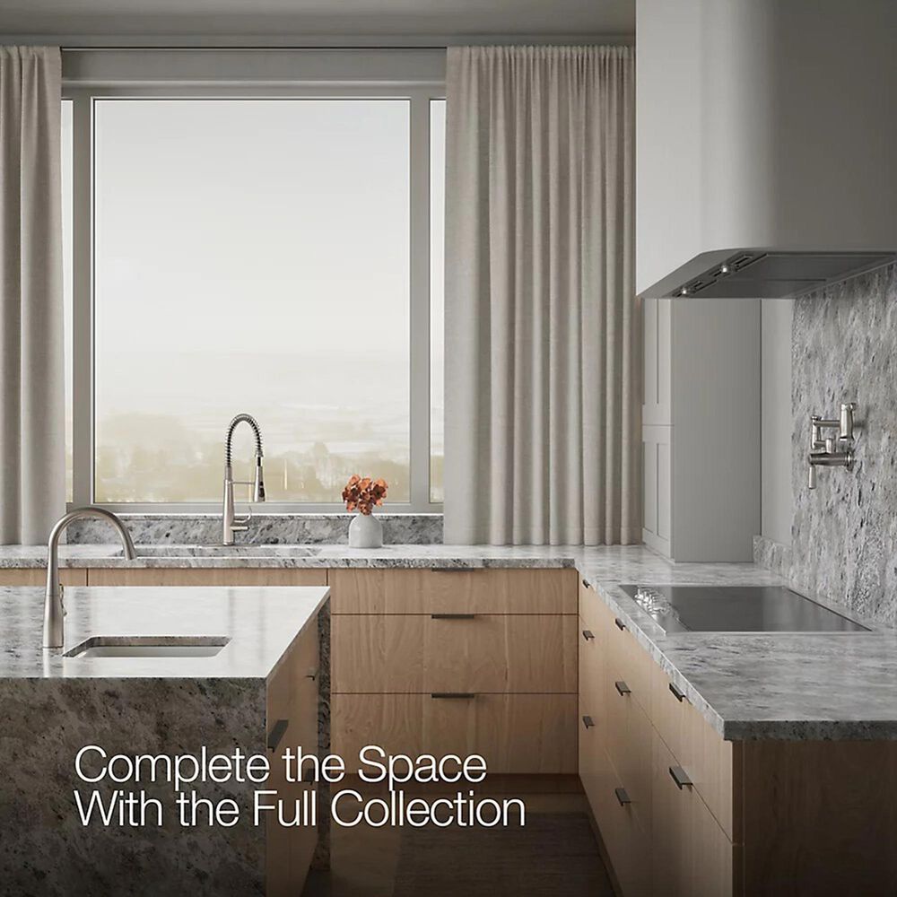 Kohler Simplice Semi-Professional Kitchen Sink Faucet in Vibrant Stainless, , large