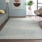L&R Resources Aurora Abstract Blue 7"9" x 9"9" Area Rug, , large