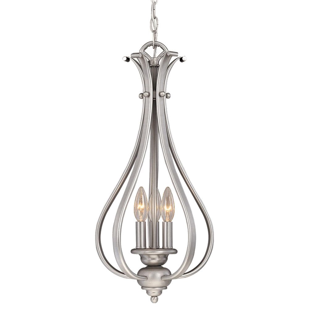 Vaxcel Monrovia 3-Light Pendant in Brushed Nickel, , large
