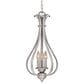 Vaxcel Monrovia 3-Light Pendant in Brushed Nickel, , large
