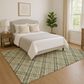 Dalyn Rug Company Soft Essentials Plaid Olive 3" x 5" Indoor/Outdoor Area Rug, , large