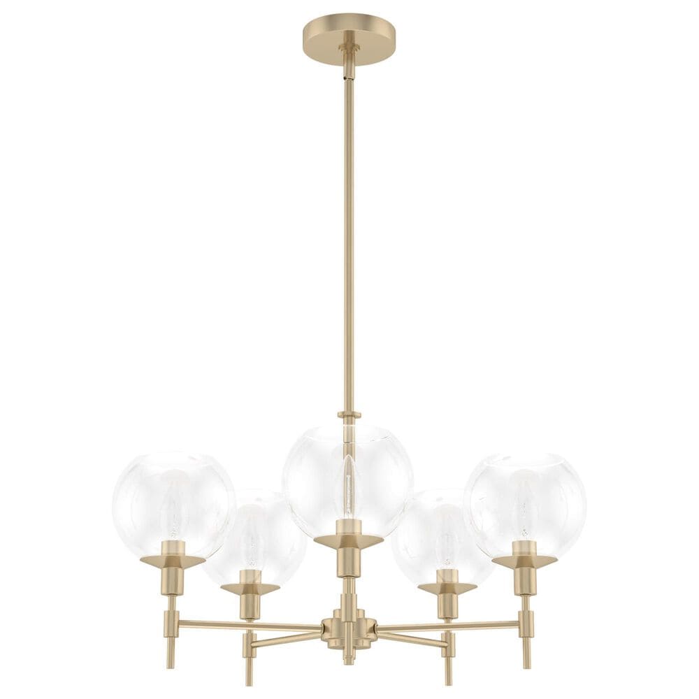 Hunter Xidane 5-Light Chandelier in Alturas Gold, , large