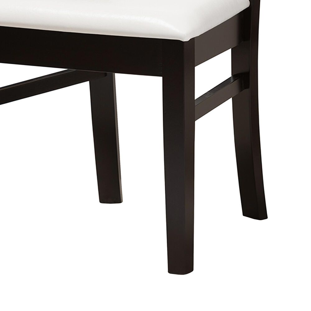 Baxton Studio Adley Side Chair in Dark Brown (Set of 2), , large