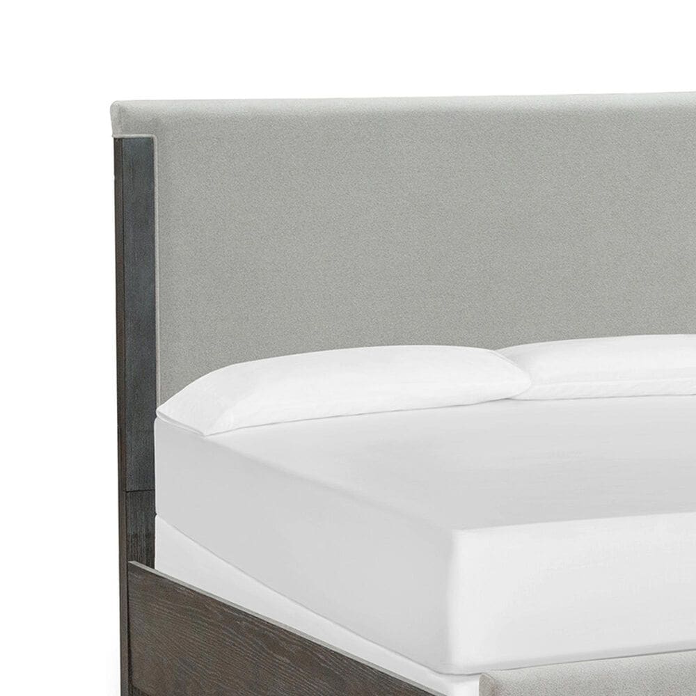 Nicolette Home Plum Creek Queen Panel Upholstered Panel Bed in Ravenwood Black, , large