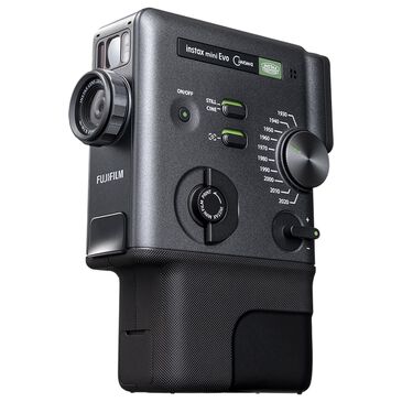 Fujifilm Instax Mini Evo Cinema Instant Camera in Black, , large