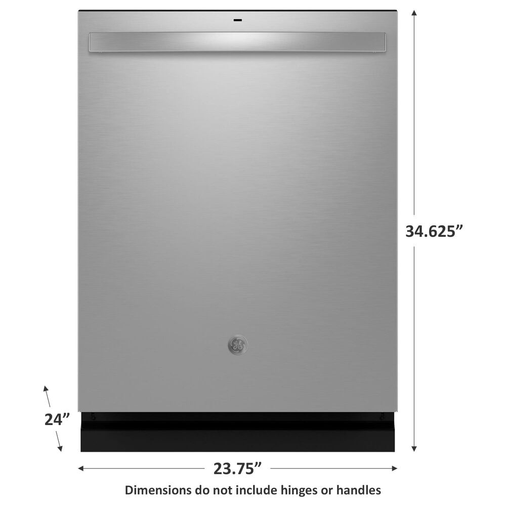 GE Appliances 24&quot; Built-In Bar Handle Dishwasher with 47 dBA Quiet Package in Fingerprint Resistant Stainless Steel, , large