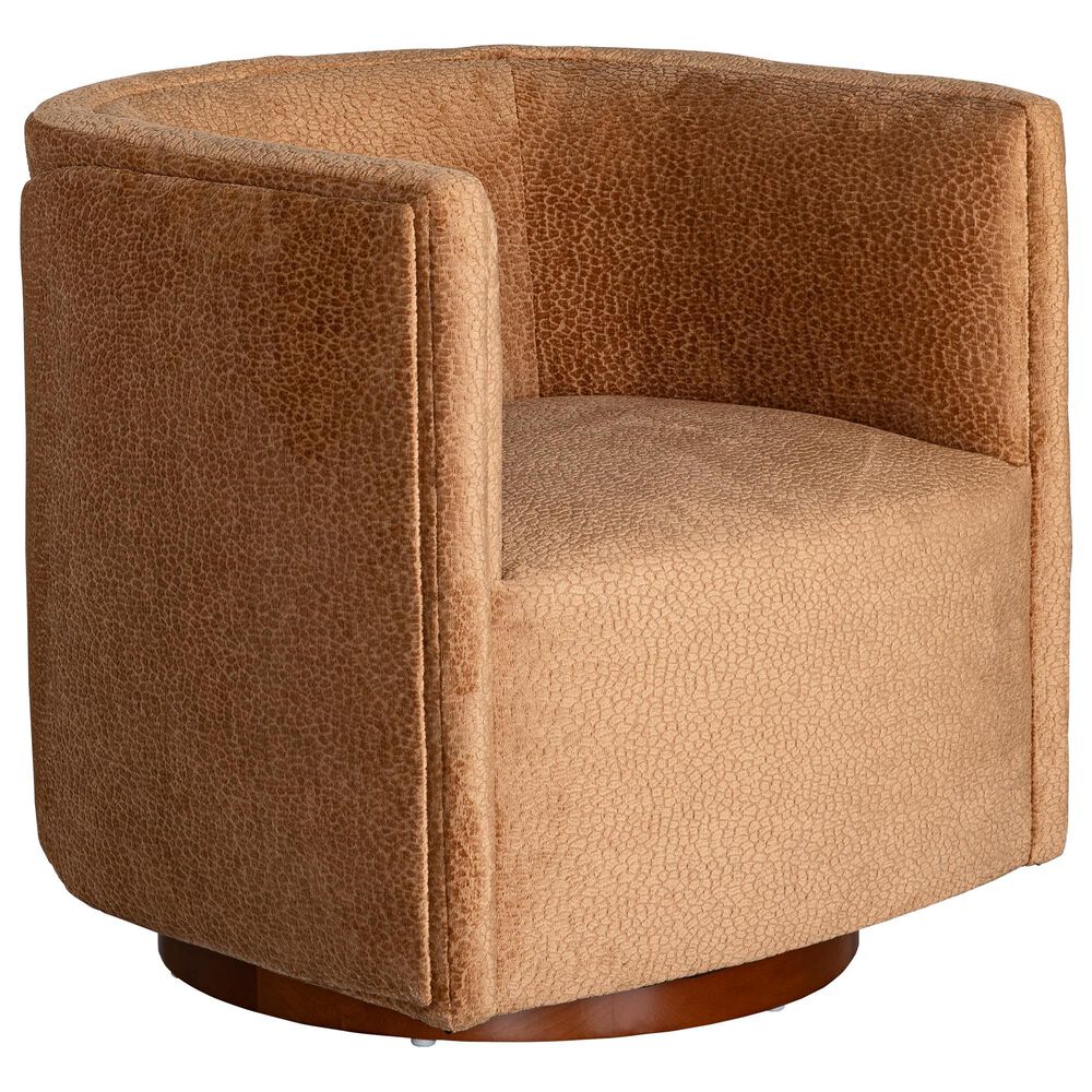 Artistica Metal Ingrid Swivel Chair in Brown, , large