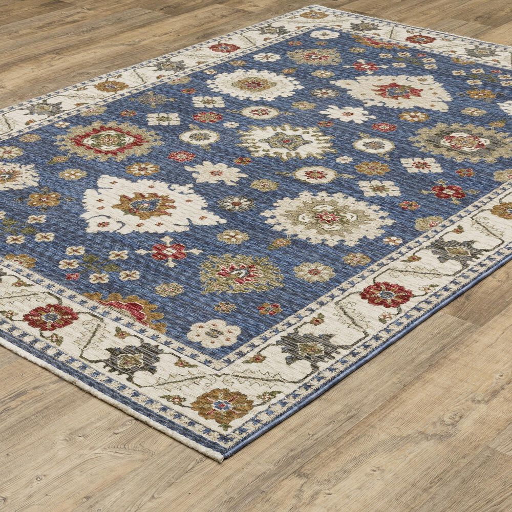 Oriental Weavers Hastings HA06Z Blue 6'7" x 9'6" Area Rug, , large