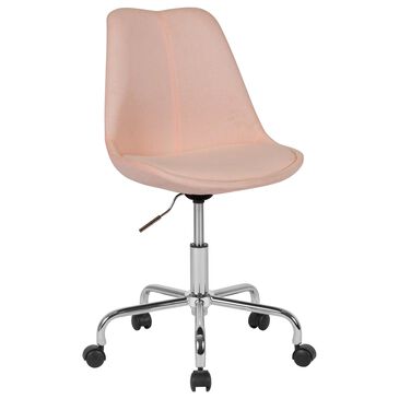 Flash Furniture Aurora Task Office Chair in Pink Fabric, , large