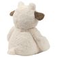 Lambs & Ivy Farmyard Friends Milkshake Cow Plush Toy in White and Brown, , large