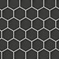Emser Savvy Pewter 2" Hexagon on 11" x 12" Glazed Porcelain Mosaic Sheet, , large