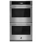 JennAir Rise 30" Smart Double Wall Oven with MultiMode and Four Racks in Stainless Steel, , large