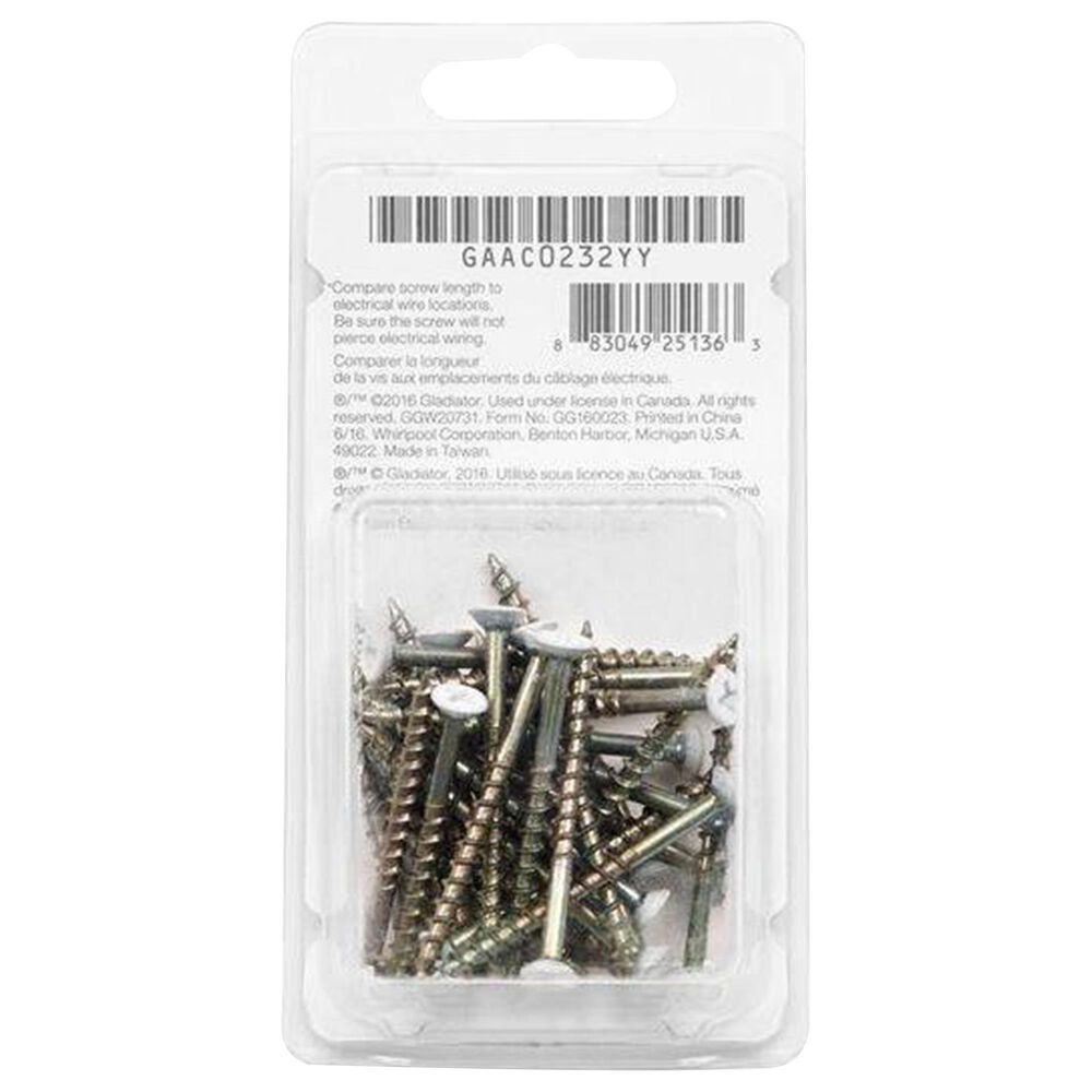 Gladiator Color Matched Screws in Gray - 32 Pack, , large