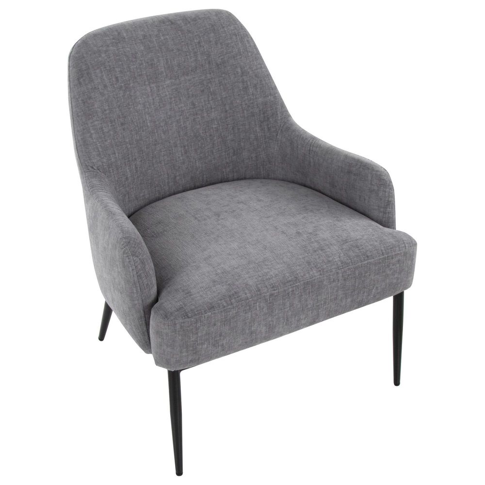 Lumisource Marcel Accent Chair in Light Grey, , large