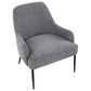 Lumisource Marcel Accent Chair in Light Grey, , large