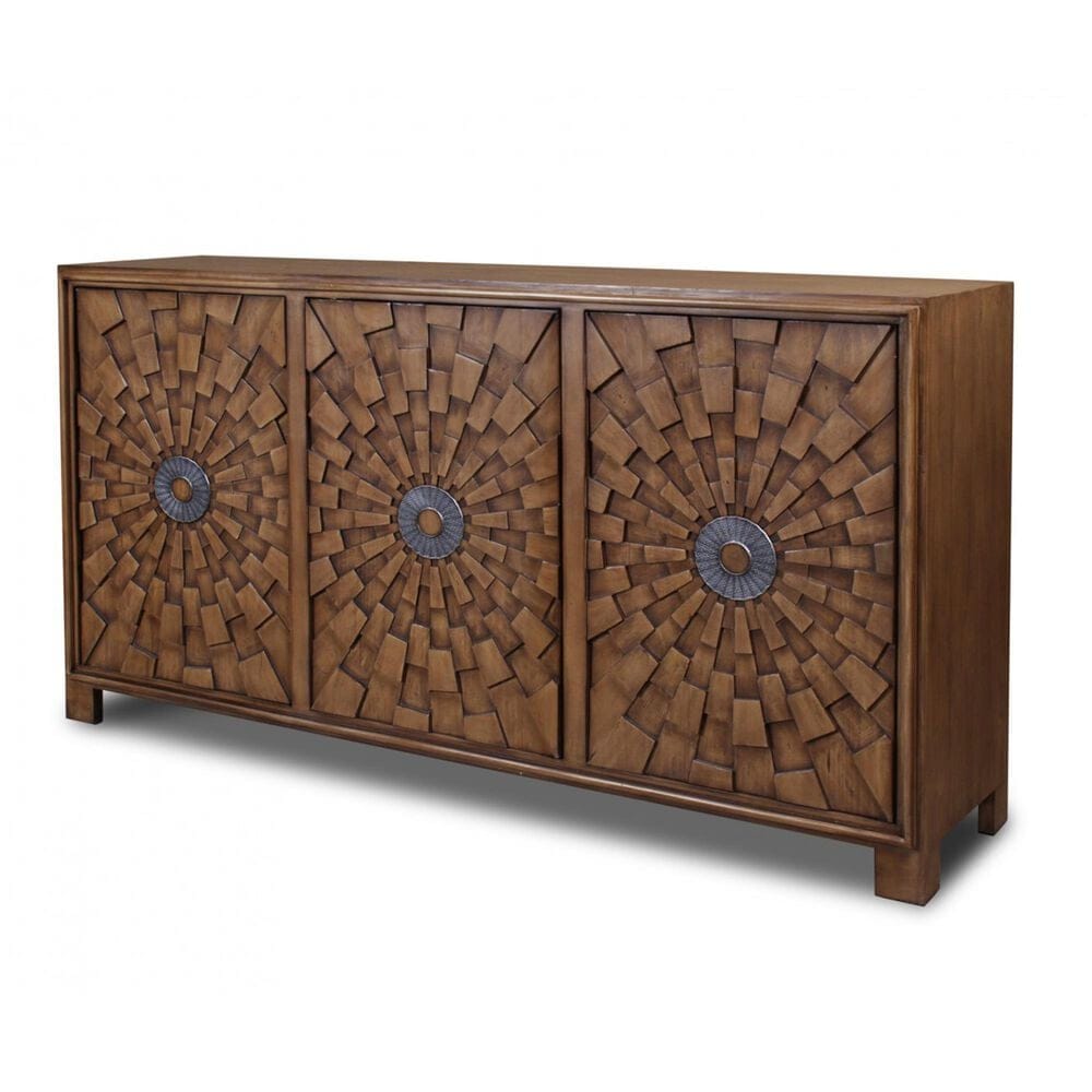 Sunset Bay Osiris 3-Door Console in Brown, , large