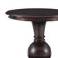 Linon Home Decor Amelia Round Accent End Table in Espresso, , large