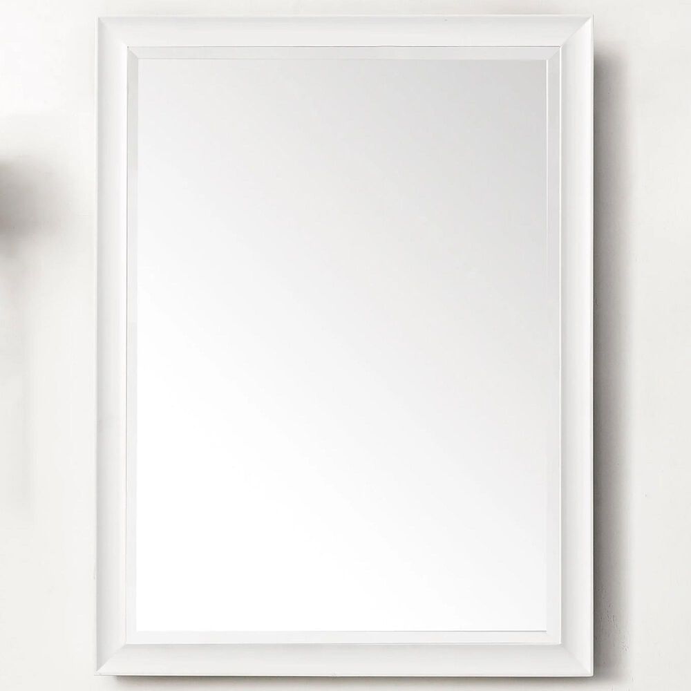 James Martin Vanities Glenbrooke 30" Rectangular Mirror in Bright White, , large