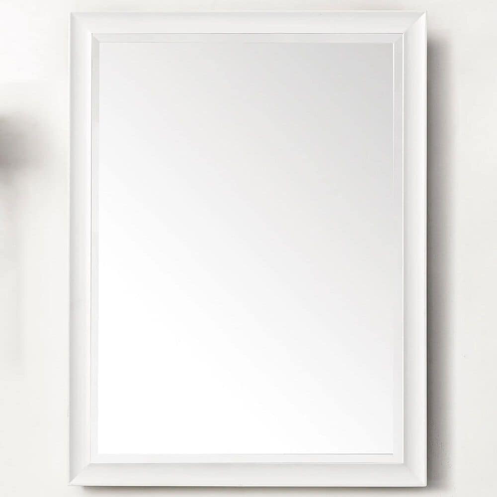 James Martin Vanities Glenbrooke 30" Rectangular Mirror in Bright White, , large