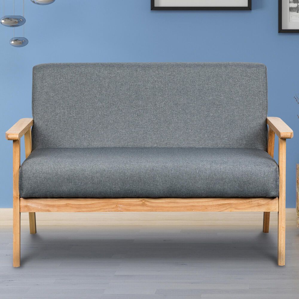 Lilola Home Bahamas Loveseat in Gray, , large