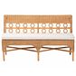 Baxton Studio Oxford Dining Bench in Light Honey, , large