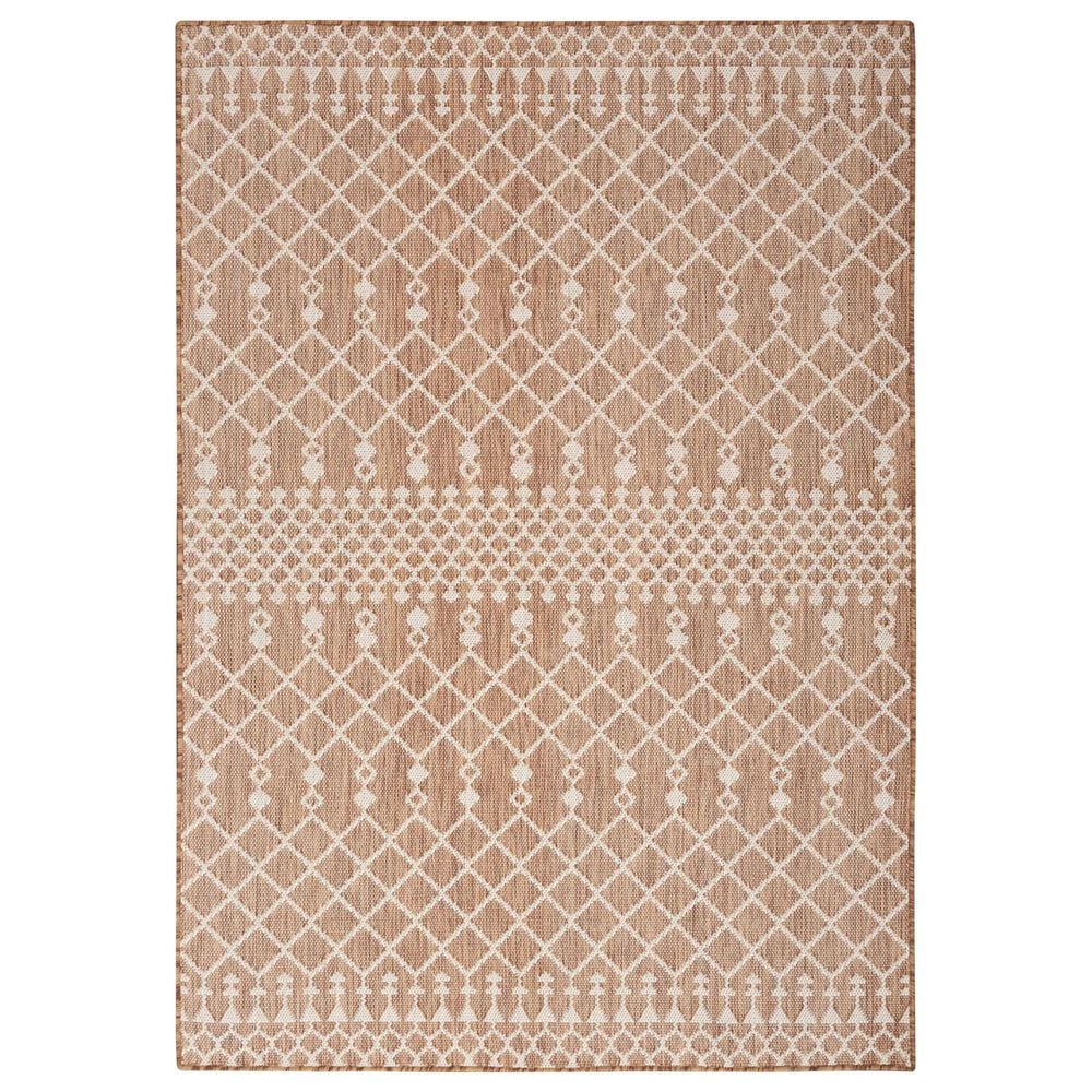 Nourison Positano Southwestern Jute 7&#39; x 10&#39; Indoor/Outdoor Area Rug, , large