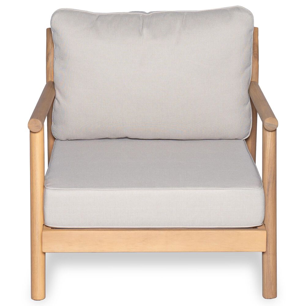 Hearth and Haven Outdoor Club Chair with Water-Resistant Cushion in Beige, , large