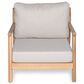 Hearth and Haven Outdoor Club Chair with Water-Resistant Cushion in Beige, , large