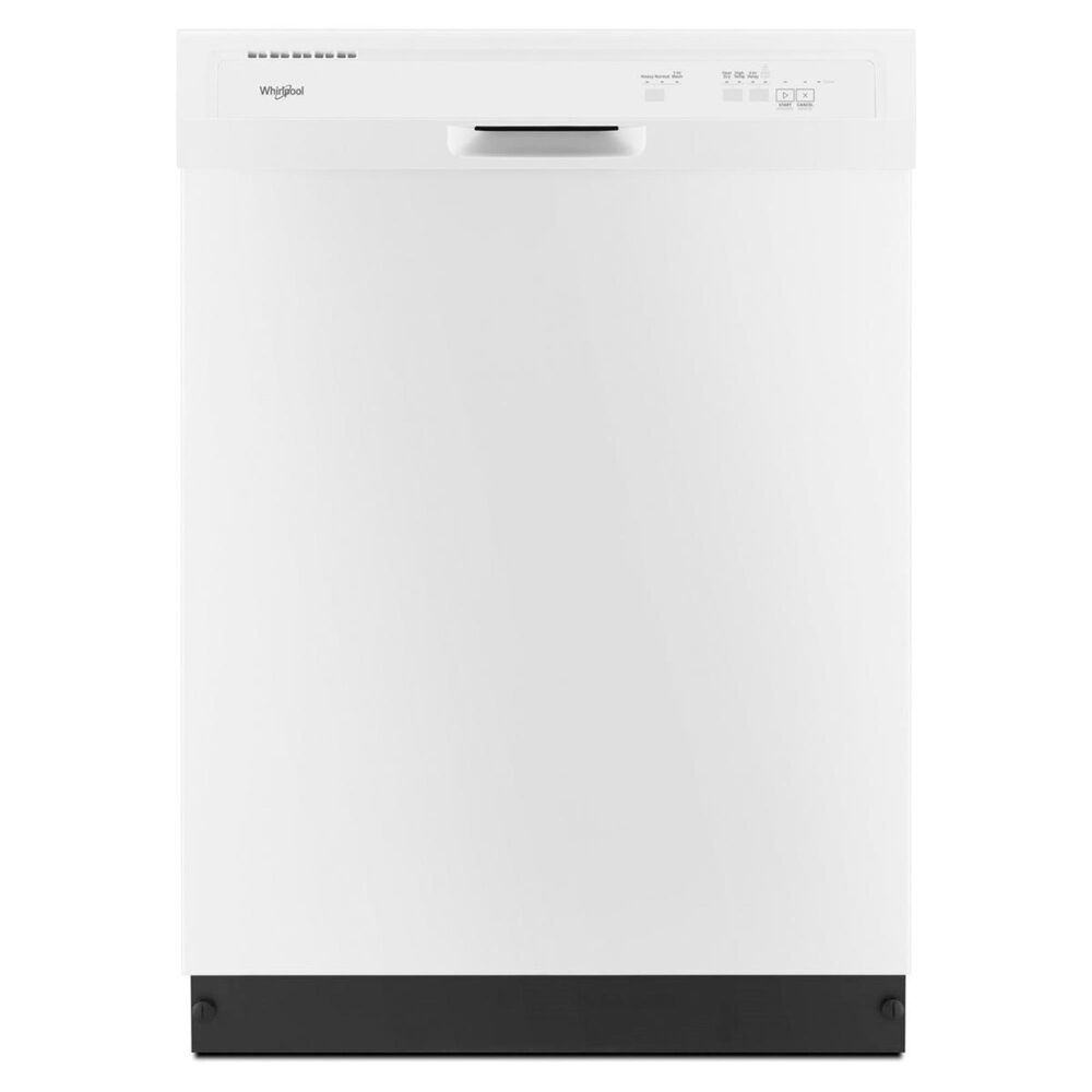 Whirlpool 24-5 Inch Built-In Dishwasher with Resource-Efficient Wash System in White, , large