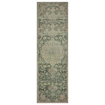Magnolia Home Sinclair 2"3" x 11"6" Jade and Sand Runner, , large