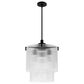 Hunter Ontario Jasmine Roth 3-Light Pendant in Matte Black, , large