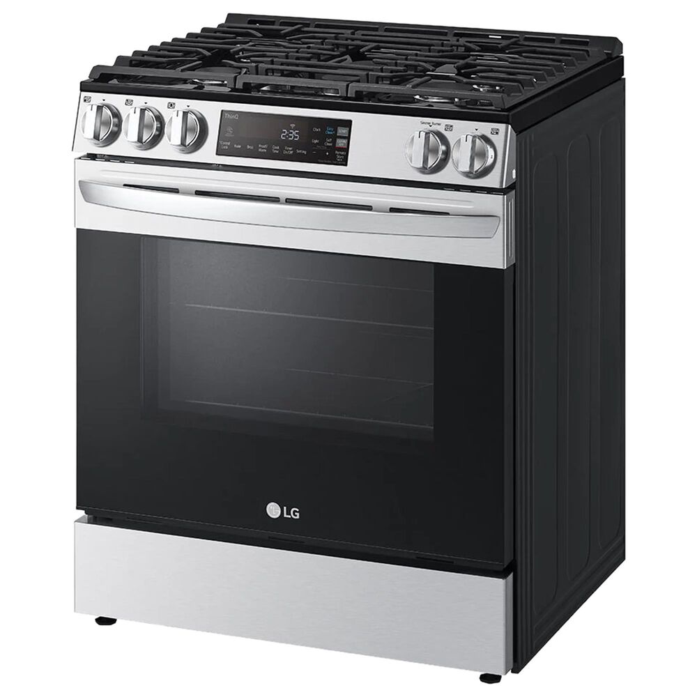 LG 5.8 Cu. Ft. Slide-in Gas Smart Range in Stainless Steel, , large
