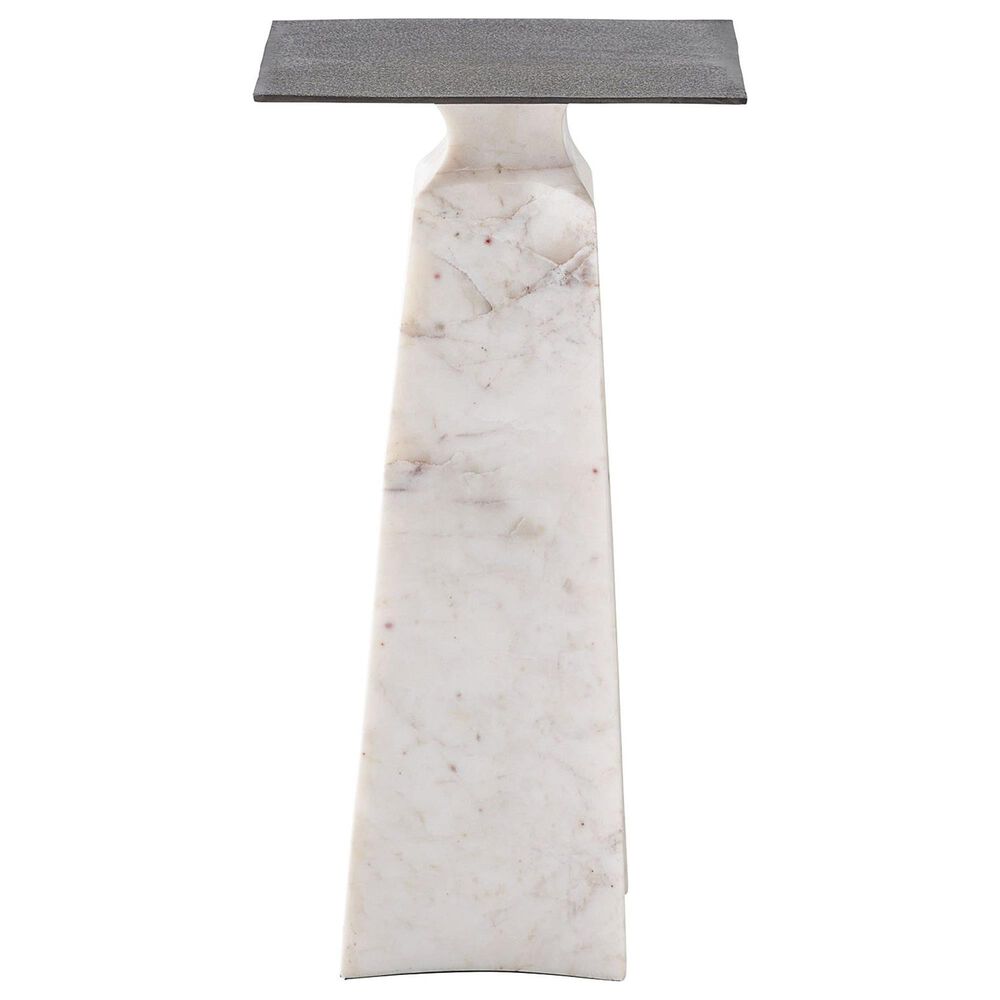 Furniture Worldwide Figuration Side Table in White and Gray, , large