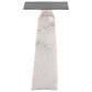 Furniture Worldwide Figuration Side Table in White and Gray, , large