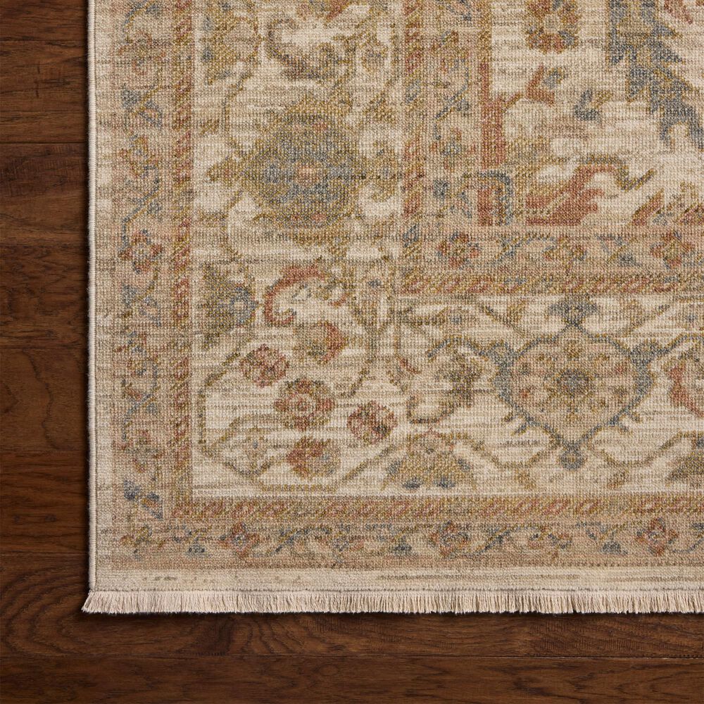 Loloi Reign Ivory and Sunset 4' x 6' Area Rug, , large