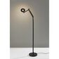 Adesso Gordon LED Floor Lamp in Black, , large