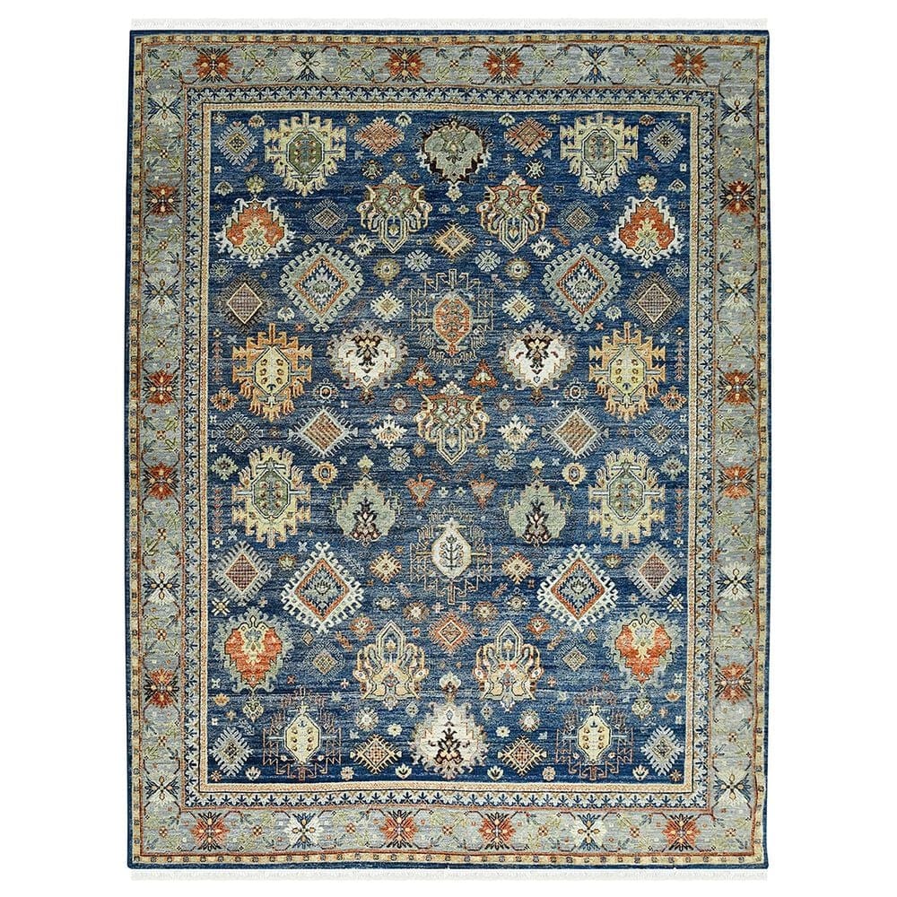 Amer Rugs Milano 10" x 14" Dark Blue Area Rug, , large