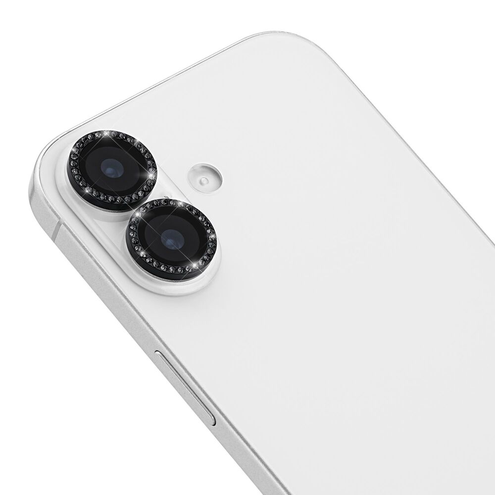 Kate Spade Aluminum Ring Camera Lens Glass Protector for Apple iPhone 17 Set in Stone Nightfall, , large