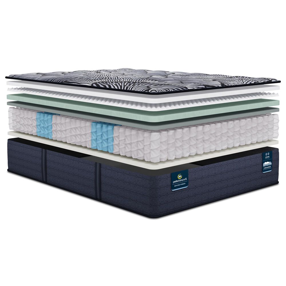 SERTA Perfect Sleeper X Knox Plush Twin XL Mattress with High Profile Box Spring, , large