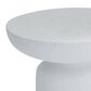 Maple and Jade Outdoor End Table in White, , large