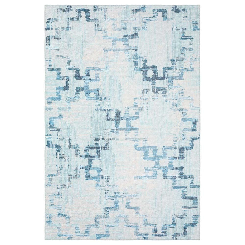 Dalyn Rug Company Sedona Geometric 10" Round Skydust Indoor/Outdoor Area Performance Rug, , large