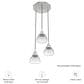 Hunter Cypress Grove 3-Light Cluster in Brushed Nickel, , large