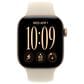 Apple Watch Series 12 (GPS) 42mm Light Gold Aluminum Case with Sand Sport Band - S/M and 2-Year AppleCare+, , large