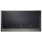 LG 2-Piece Kitchen Package with 6.3 Cu. Ft. Gas Range and Over-the-Range Microwave in Print Proof Black Stainless Steel, , large