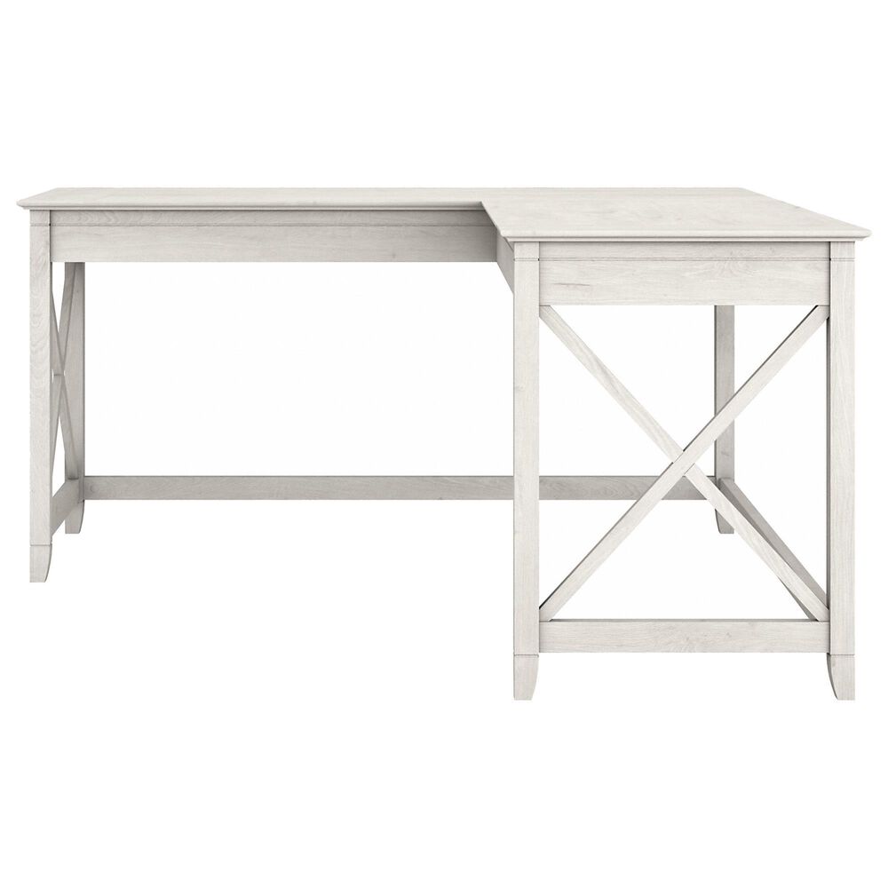 Bush Key West 2-Piece Desk Set with in Linen White Oak, , large