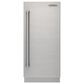 Sub-Zero 15" Right Hinge Door Panel with Pro Handle in Stainless Steel, , large