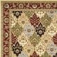 Safavieh Lyndhurst LNH320 8" Round Multicolor and Red Area Rug, , large